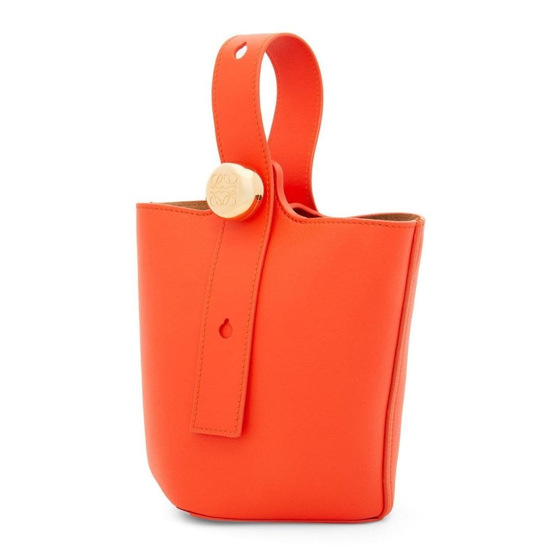 LOEWE PEBBLE MINI BUCKET BAG IN SOFT CALFSKIN - Image 2