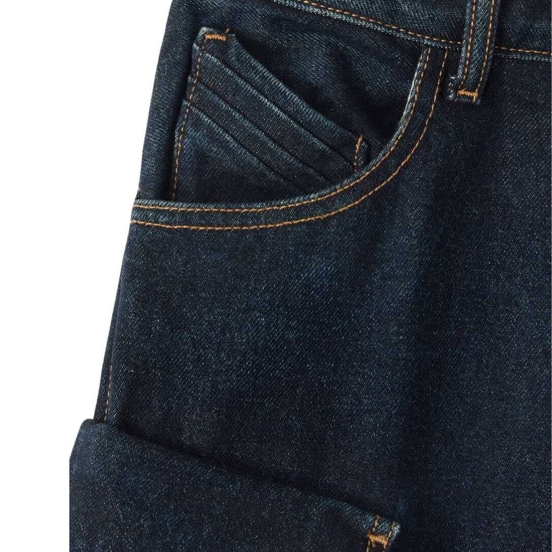 THE ATTICO FERN DARK BLUE LONG PANTS - Image 4