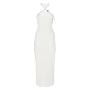 THE ATTICO WHITE MIDI DRESS