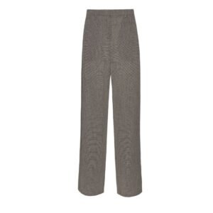 MAGDA BUTRYM WIDE-LEG TWILL TROUSERS IN BEIGE