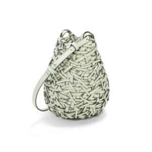LOEWE SMALL NEST BASKET BAG IN CALFSKIN