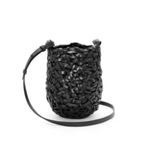 LOEWE SMALL NEST BASKET BAG IN CALFSKIN