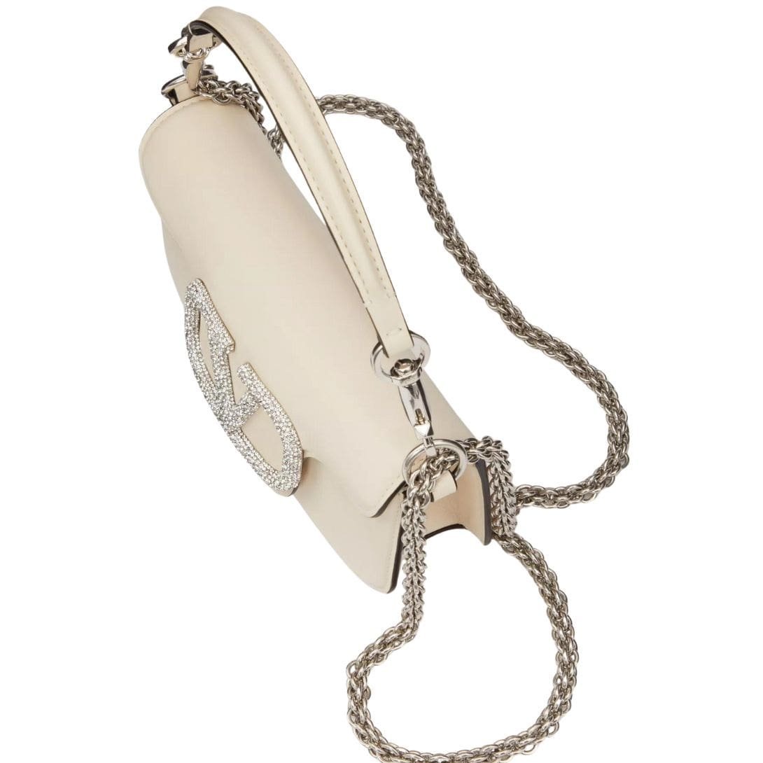 VALENTINO GARAVANI LOCÒ SMALL SHOULDER BAG WITH JEWEL LOGO - Image 5