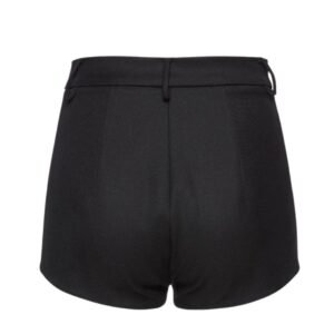 MAGDA BUTRYM WOOL HOT SHORTS IN BLACK