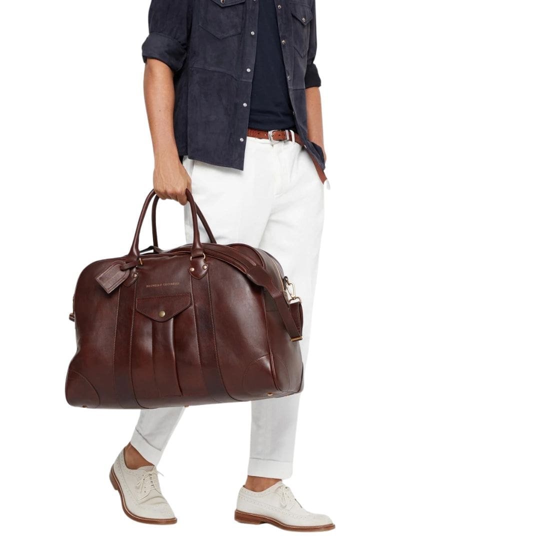 BRUNELLO CUCINELLI CALFSKIN STREET BAG - Image 3