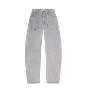 THE ATTICO LIGHT GREY LONG PANT