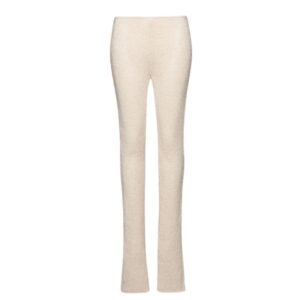 MAGDA BUTRYM CROCHET PANTS IN CREAM