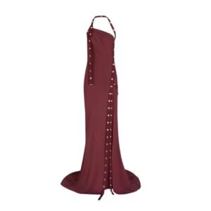 THE ATTICO DARK GRAPE MINI DRESS