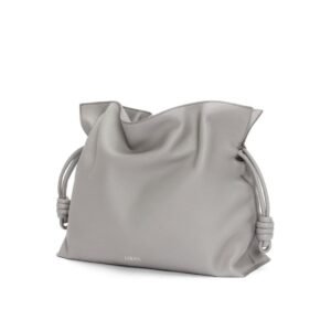 LOEWE LARGE FLAMENCO CLUTCH BAG IN CALFSKIN NAPPA