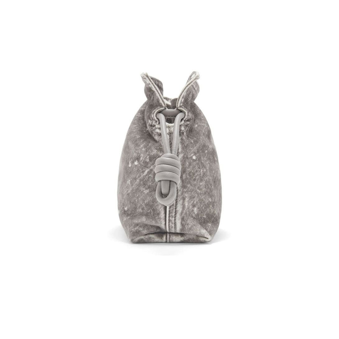 LOEWE FLAMENCO CLUTCH MINI BAG IN FLOCKED DENIM - Image 3