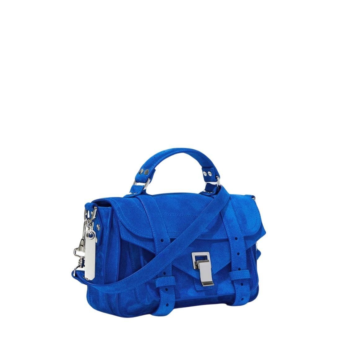 PROENZA PS1 TINY BAG IN SUEDE ELECTRIC BLUE - Image 5