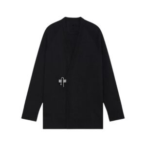 GIVENCHY U LOCK CARDIGAN IN WOOL AND SILK