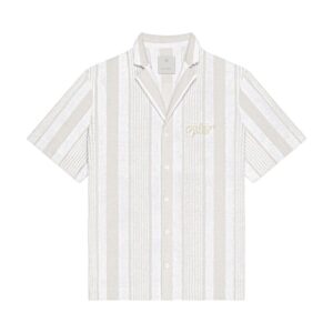 GIVENCHY BOXY FIT SHIRT IN COTTON TOWELLING WITH STRIPES