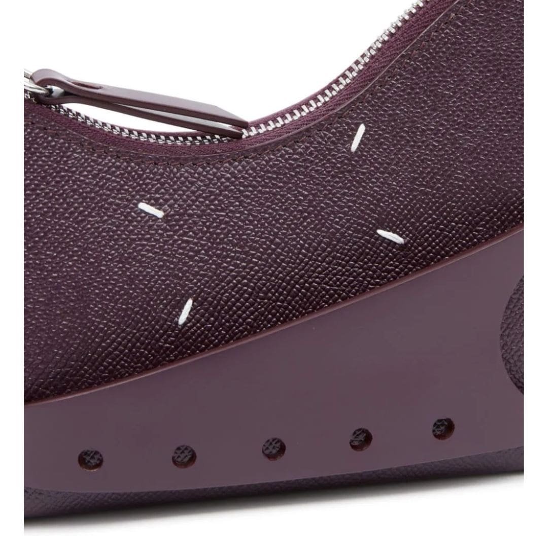 MAISON MARGIELA MINI SNATCHED LEATHER BAG - Image 3