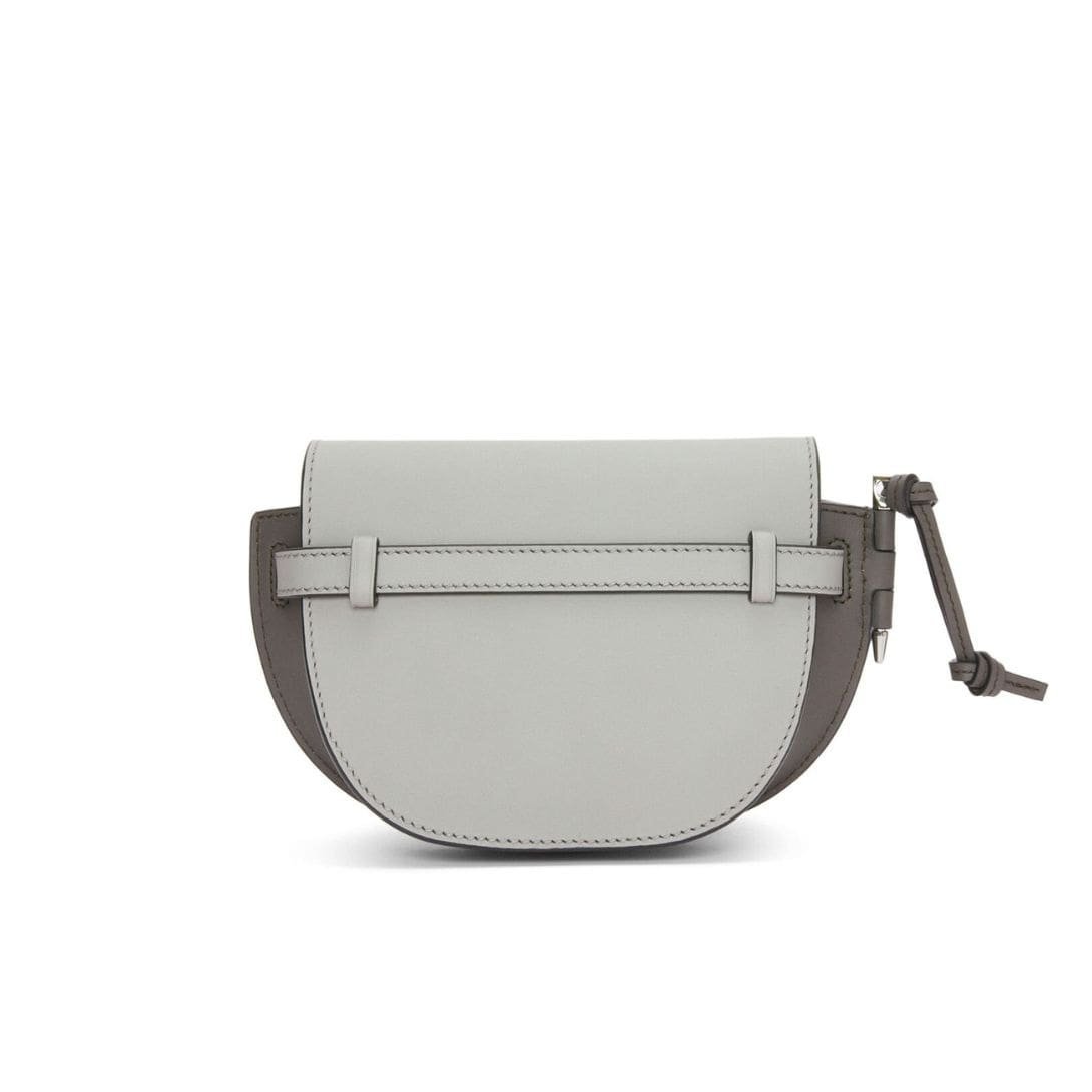 LOEWE GATE DUAL MINI BAG IN SOFT CALFSKIN AND JACQUARD - Image 7