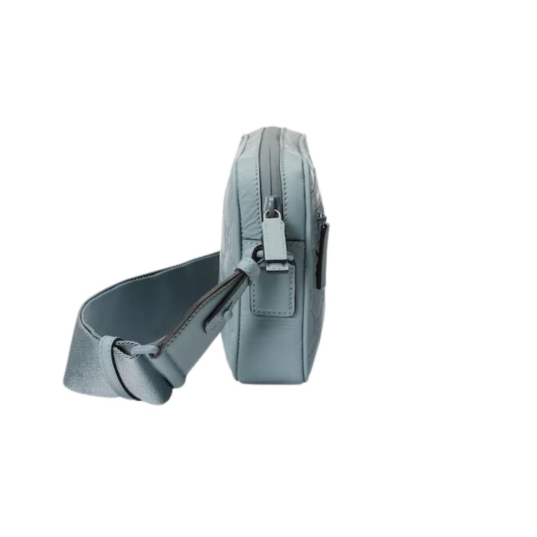 GUCCI GG RUBBER EFFECT CROSSBODY BAG IN LIGHT BLUE - Image 3