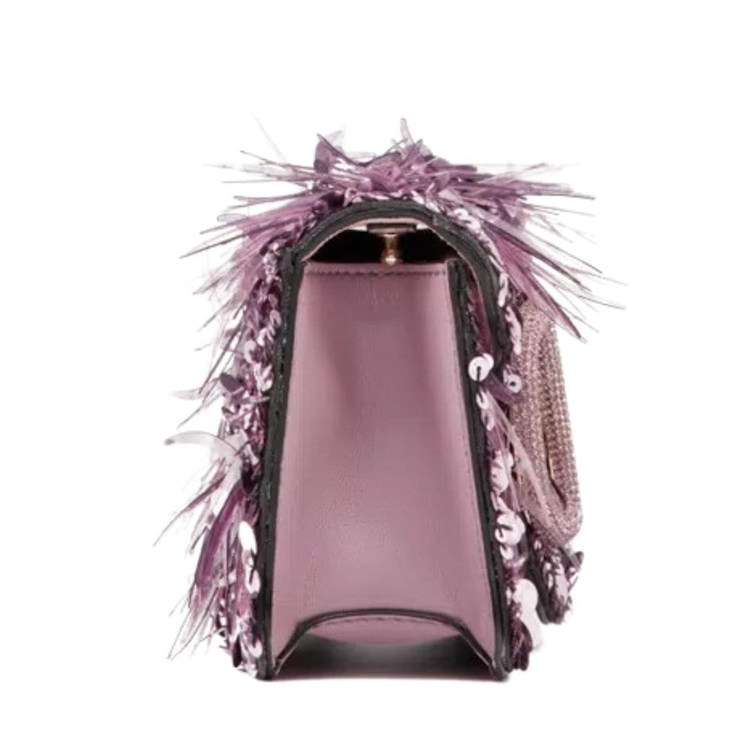 VALENTINO GARAVANI SMALL LOCÒ SHOULDER BAG WITH 3D EMBROIDERY - Image 3