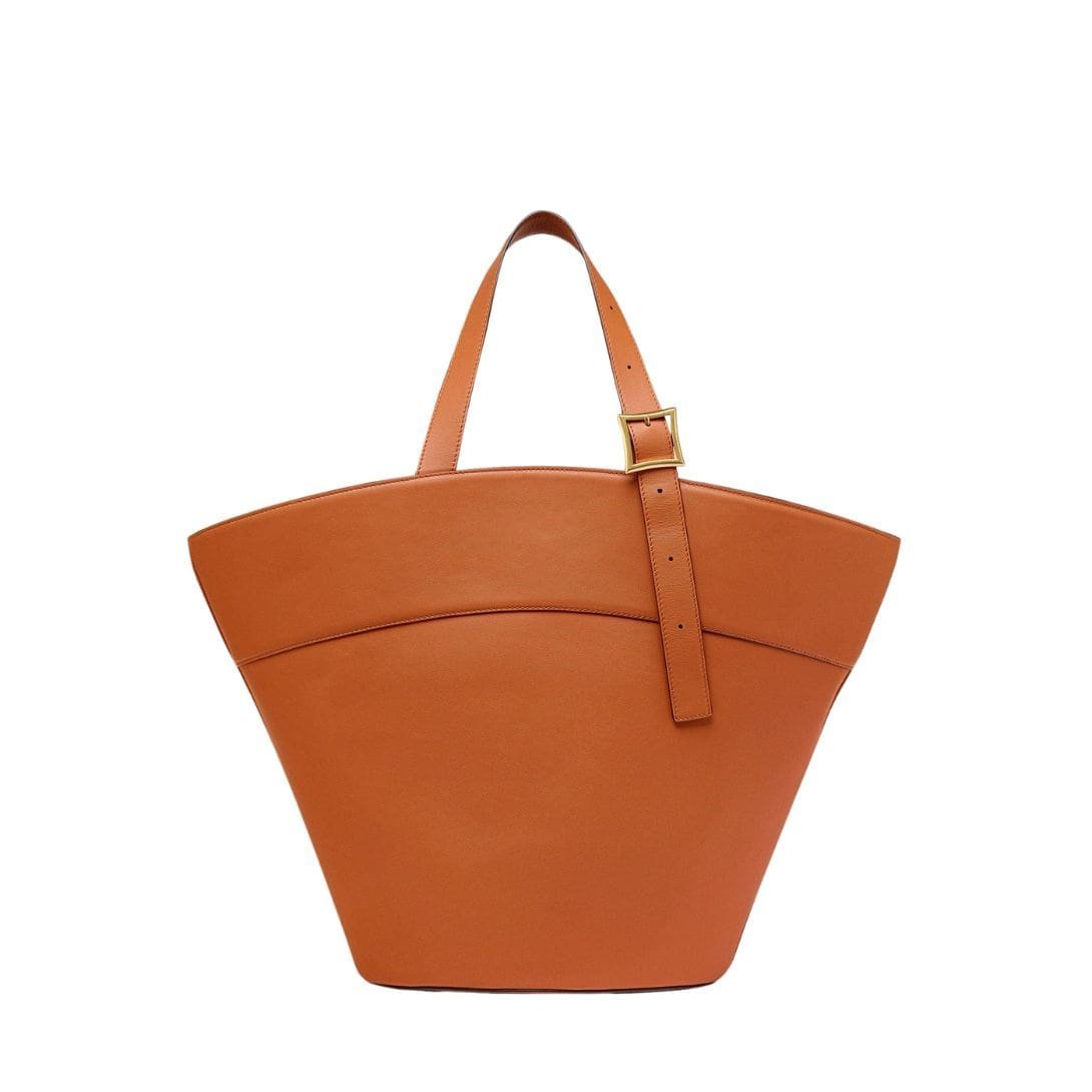 MCM LARGE HIMMEL TOTE IN SPANISH NAPPA LEATHER COGNAC - Image 3