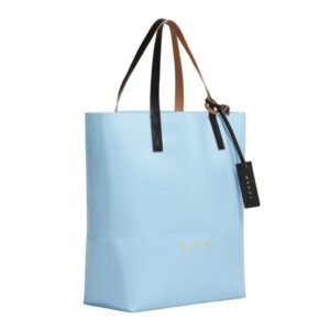 MARNI LIGHT BLUE OPEN SHOPPER WITH MARNI TAG