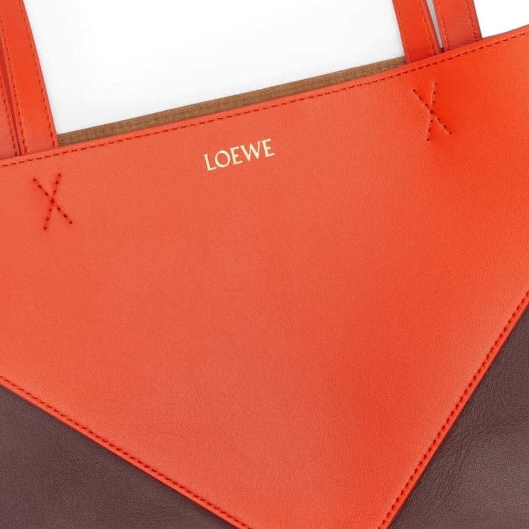 LOEWE PUZZLE FOLD TOTE BAG IN SHINY CALFSKIN - Image 5