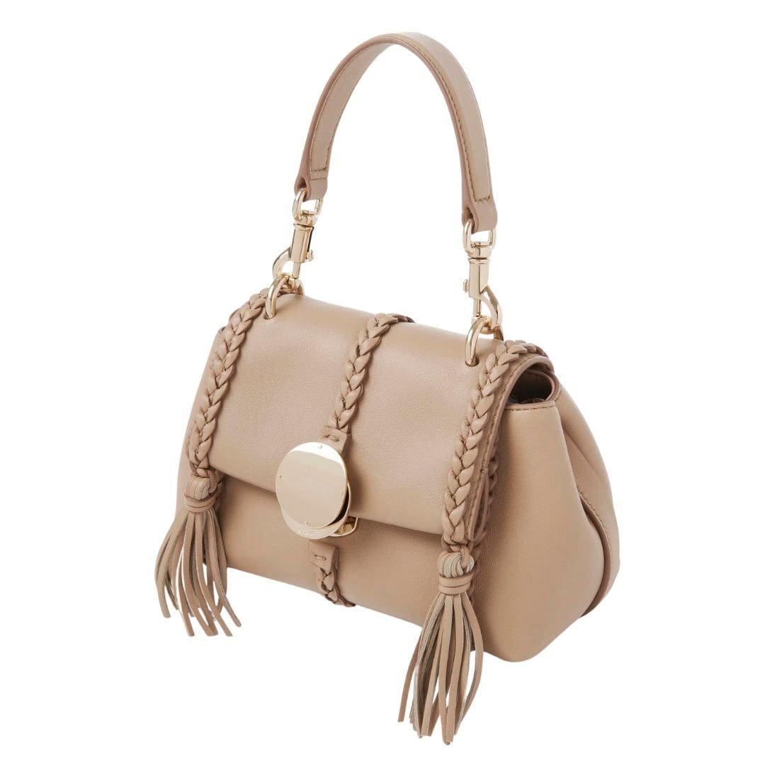 CHLOE PENELOPE MINI SOFT SHOULDER BAG ARGIL BROWN - Image 5