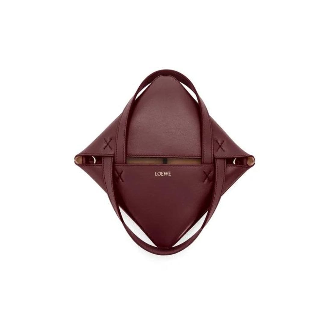 LOEWE PUZZLE FOLD TOTE MINI BAG IN SHINY CALFSKIN - Image 7