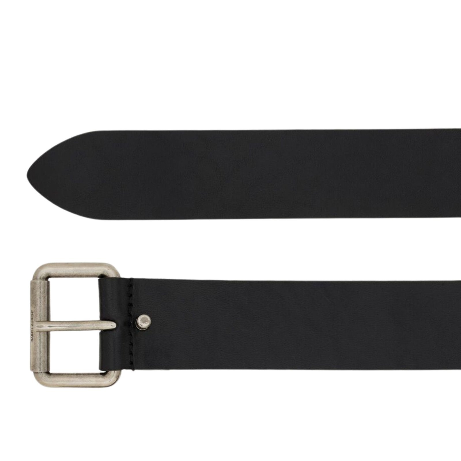SAINT LAURENT MOTORCYCLE BELT IN VEGETABLE TANNED LEATHER - Image 3
