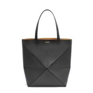 LOEWE PUZZLE FOLD TOTE XL BAG IN SHINY CALFSKIN