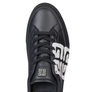 GIVENCHY CITY SPORT SNEAKERS IN LEATHER WITH TAG EFFECT 4G PRINT