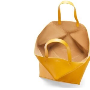 LOEWE PUZZLE FOLD TOTE XXL BAG IN SHINY CALFSKIN