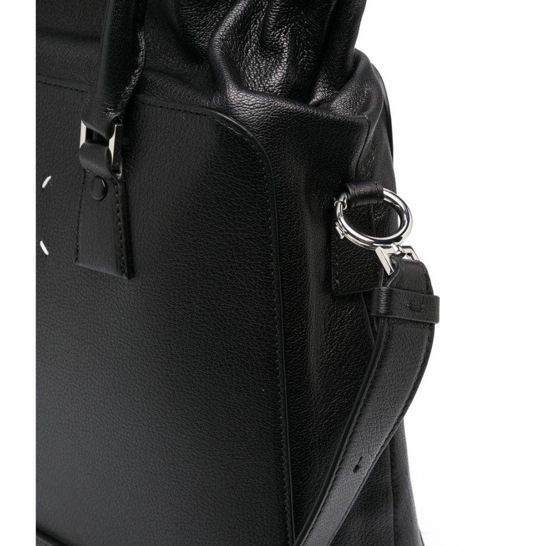 MAISON MARGIELA 5AC DAILY VERTICAL LEATHER BACKPACK - Image 4