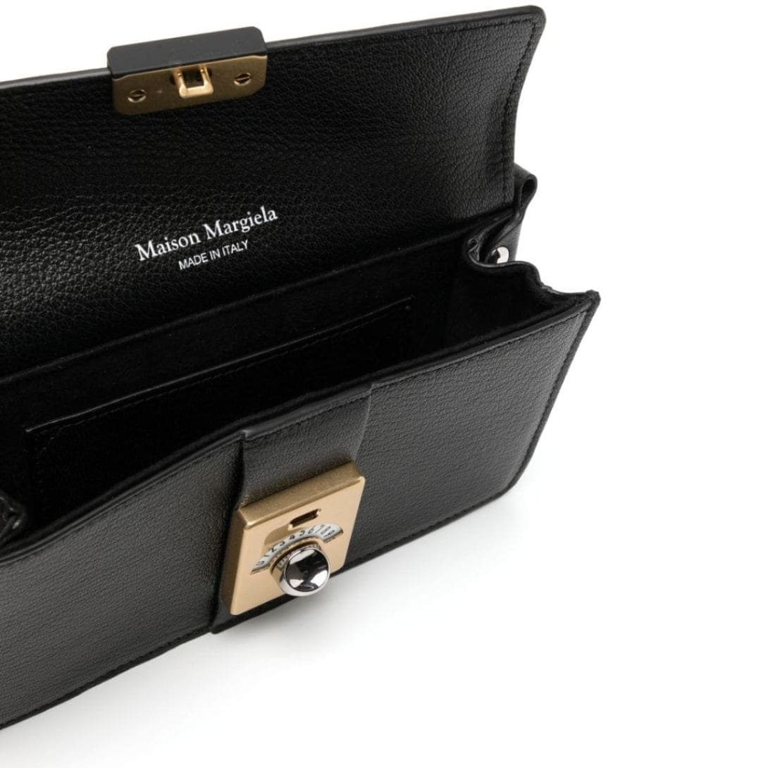 MAISON MARGIELA NEW LOCK LEATHER CROSSBODY BAG - Image 4