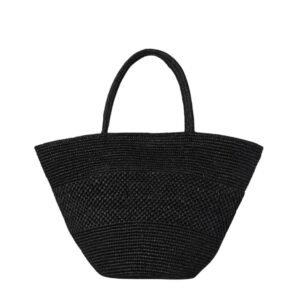 THE ROW EMILIE BAG IN RAFFIA