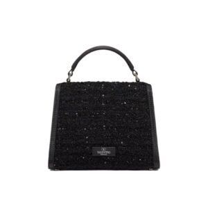 VALENTINO GARAVANI MINI VSLING TWEED HANDBAG