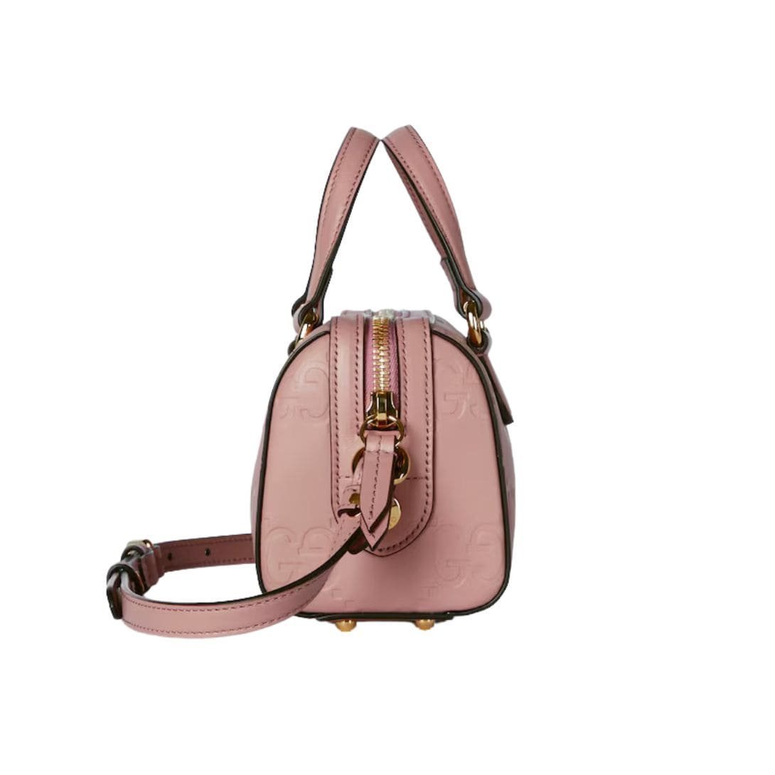 GUCCI GG SUPER MINI TOP HANDLE BAG IN ROSE BEIGE - Image 4
