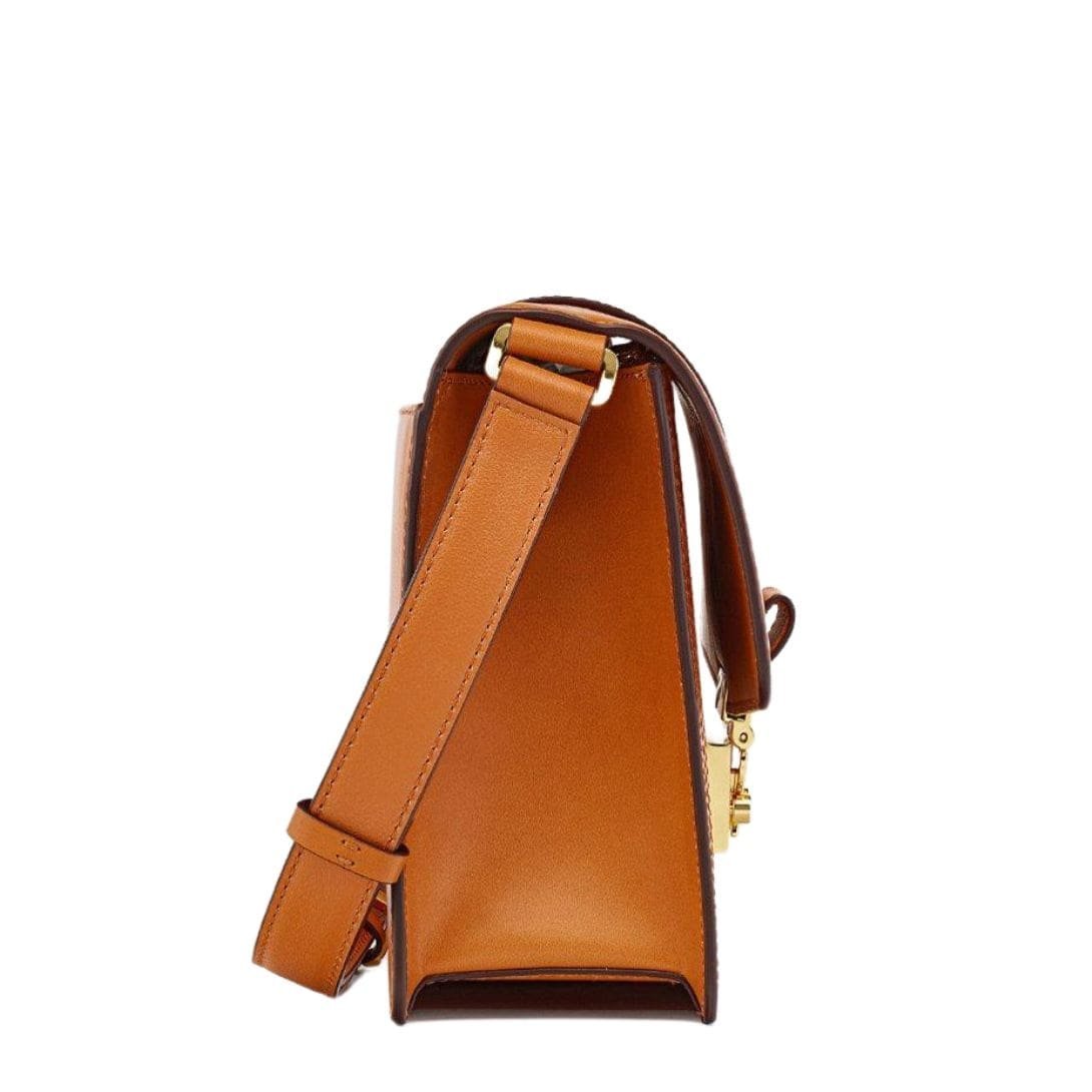 MCM MEDIUM TRACY SHOULDER BAG IN VISETOS COGNAC - Image 4