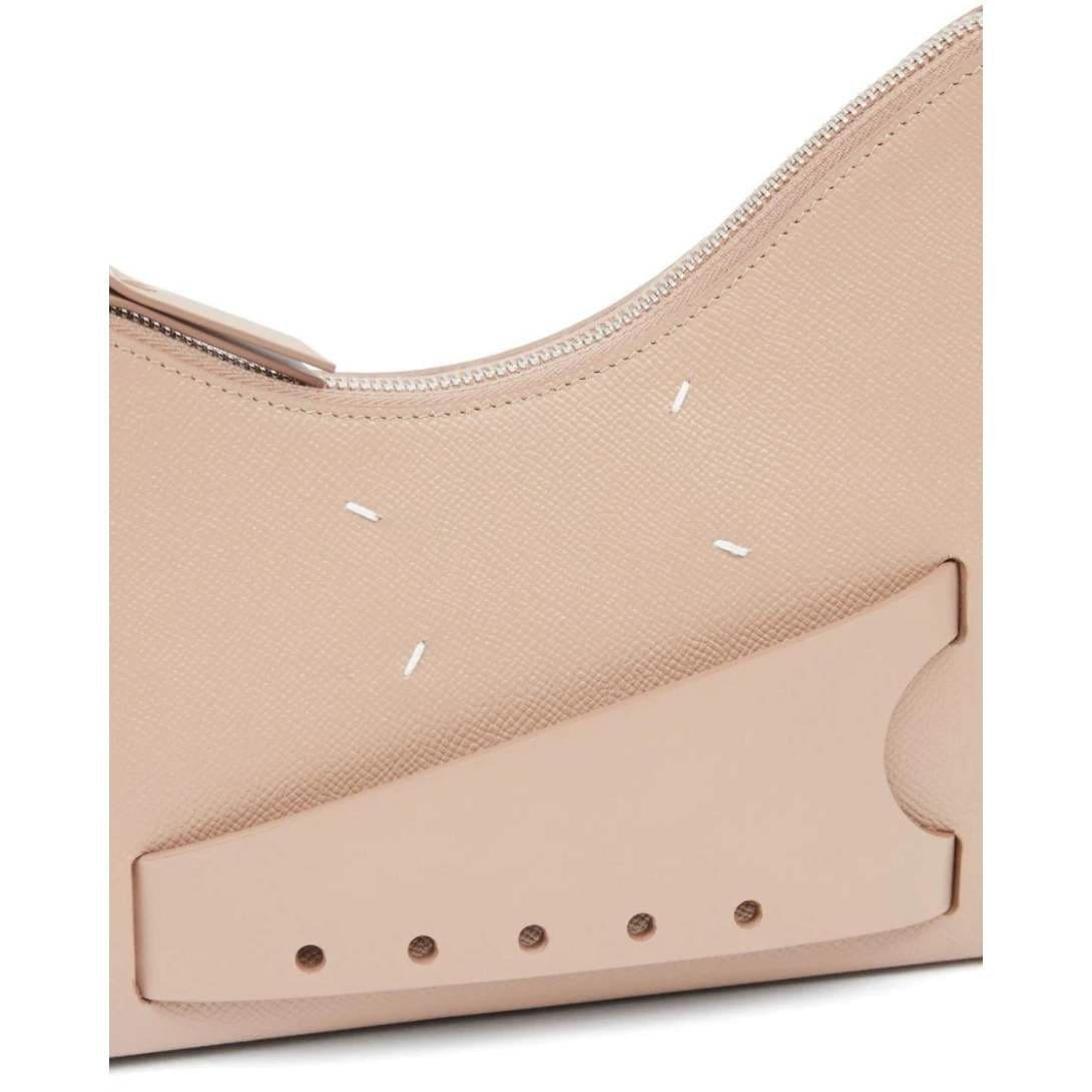 MAISON MARGIELA SMALL SNATCHED LEATHER SHOULDER BAG - Image 4