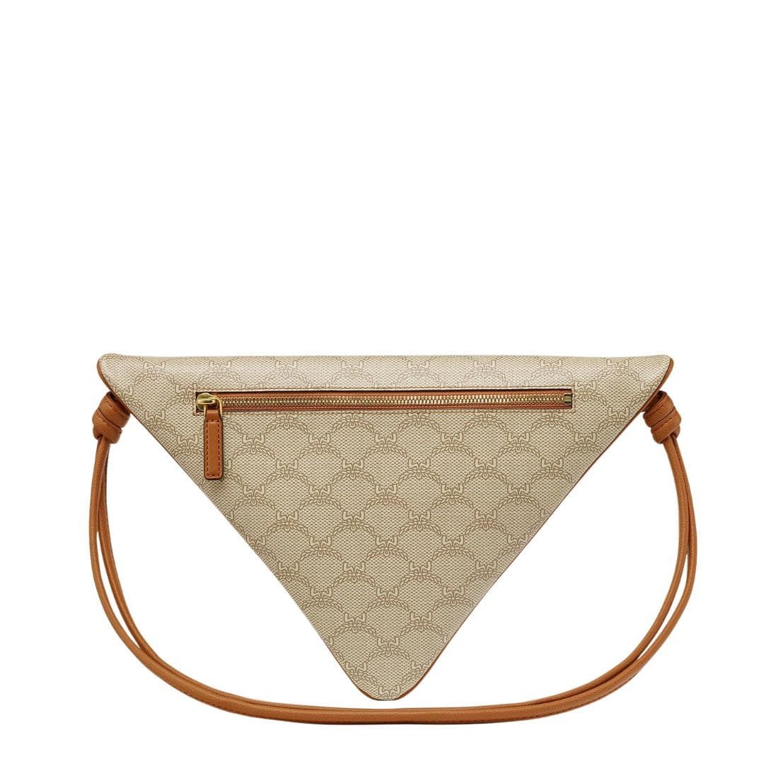 MCM HIMMEL TRIANGLE POUCH IN LAURETOS BEIGE - Image 4