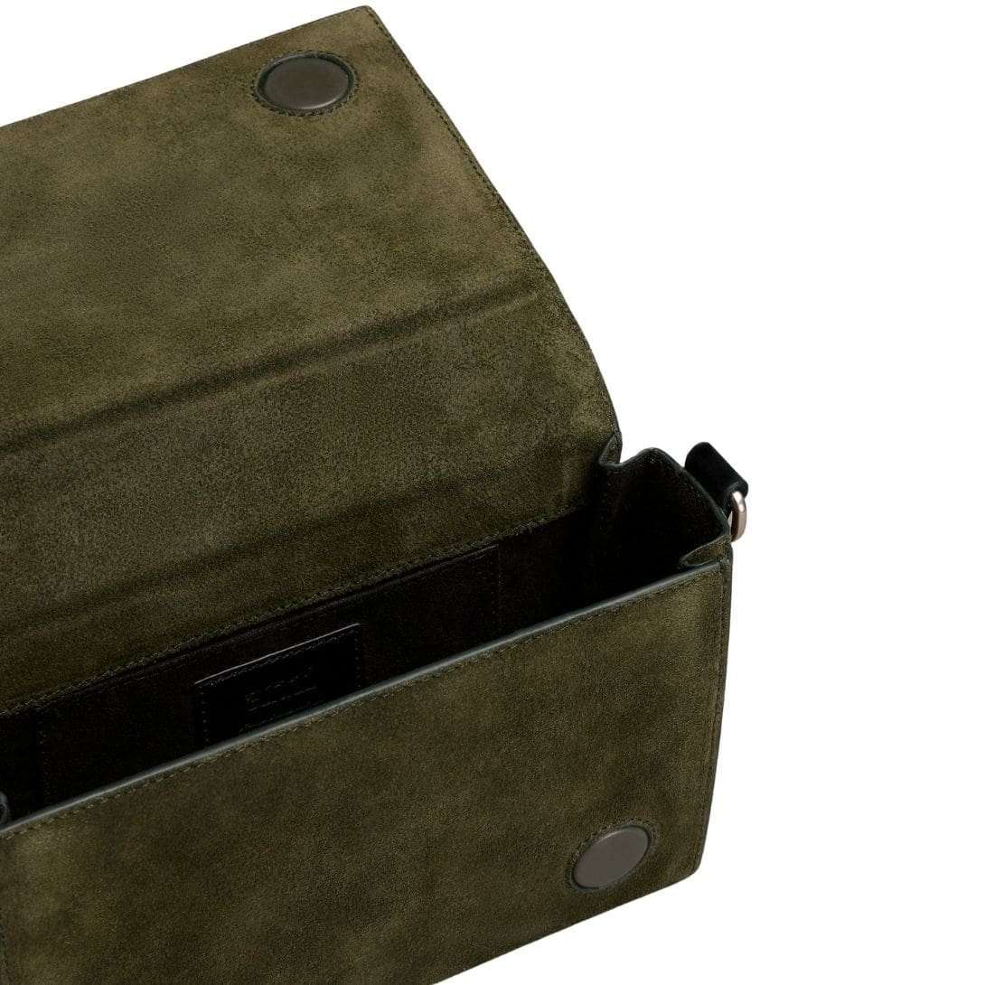 AMI DE COEUR LUNCH BOX BAG IN DARK OLIVE GREEN - Image 3