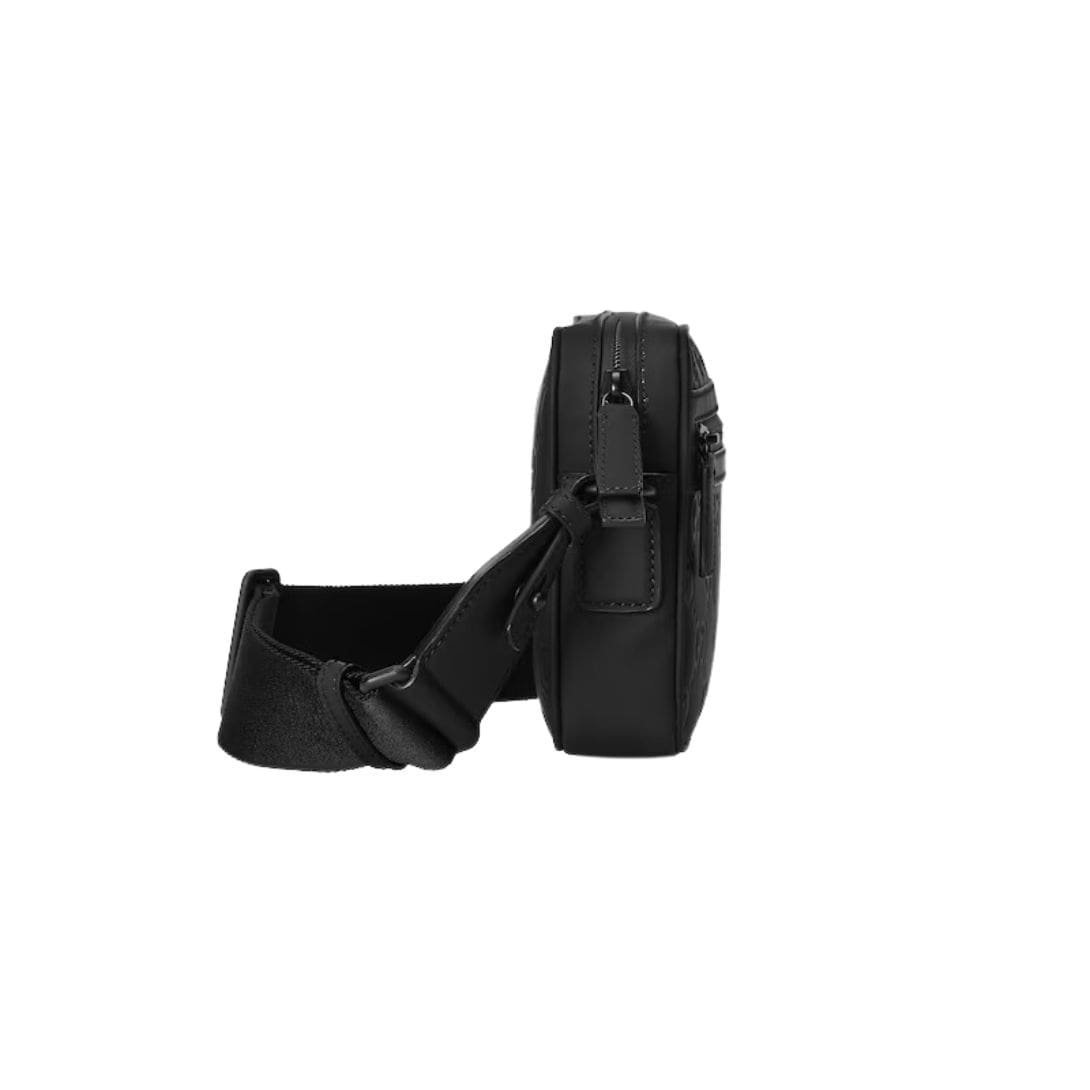 GUCCI GG RUBBER EFFECT CROSSBODY BAG IN BLACK LEATHER - Image 4