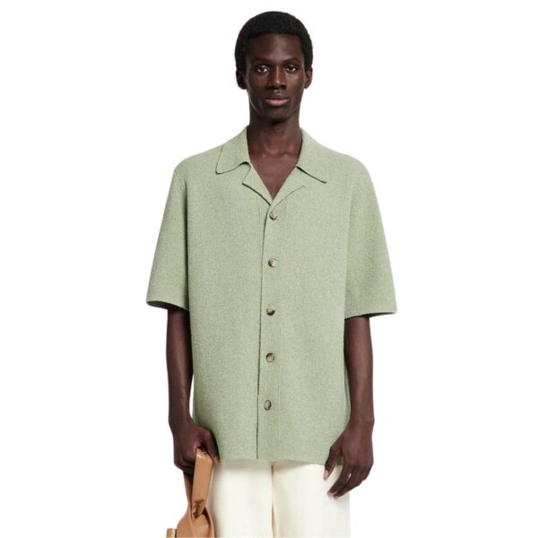 NANUSHKA ZIKO TERRY-KNIT SHIRT FADED SAGE - Image 4