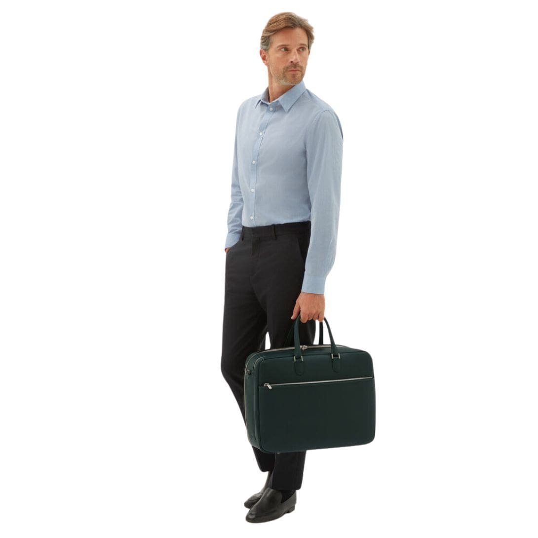 VALEXTRA AVIETTA TRAVEL BAG TWO CHAMBERS - Image 8