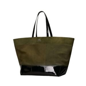 EAST WEST MAXI AMI SHOPPING BAG IN OLIVE