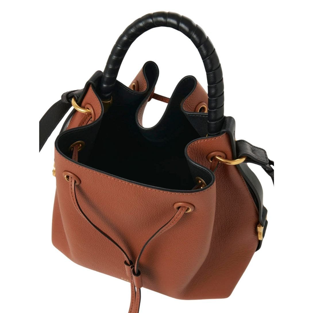 CHLOE MARCIE BUCKET BAG TAN - Image 4