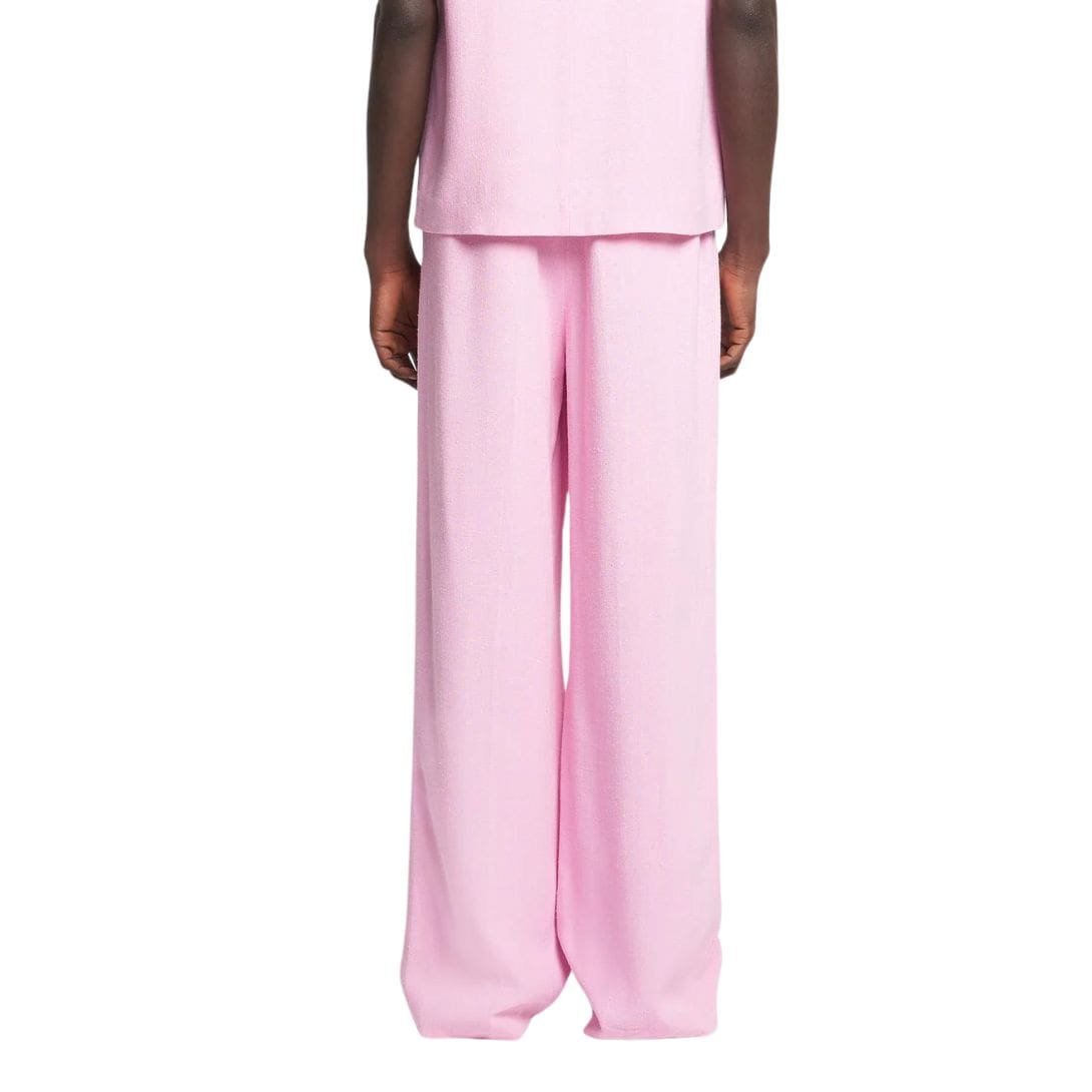 NANUSHKA BENTO SILK VISCOSE TWEED PANTS PINK - Image 4