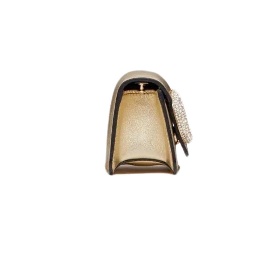 VALENTINO GARAVANI LOCÒ MICRO BAG WITH CHAIN AND JEWEL LOGO - Image 5