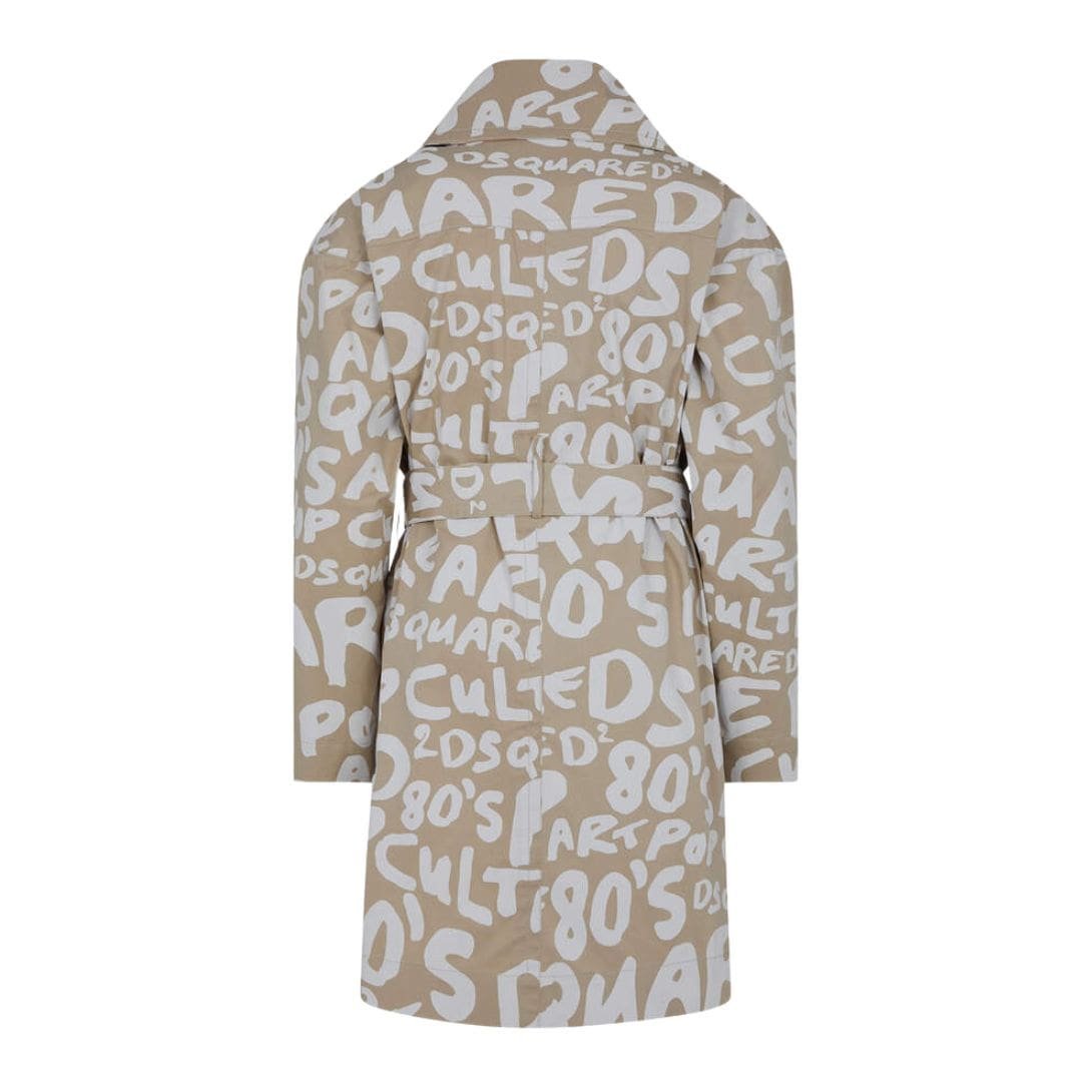 DSQUARED2 D2 POP 80'S CITY ZIPPED TRENCH - Image 2