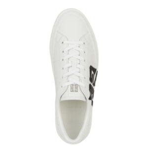 GIVENCHY CITY SPORT SNEAKERS IN LEATHER WITH TAG EFFECT 4G PRINT