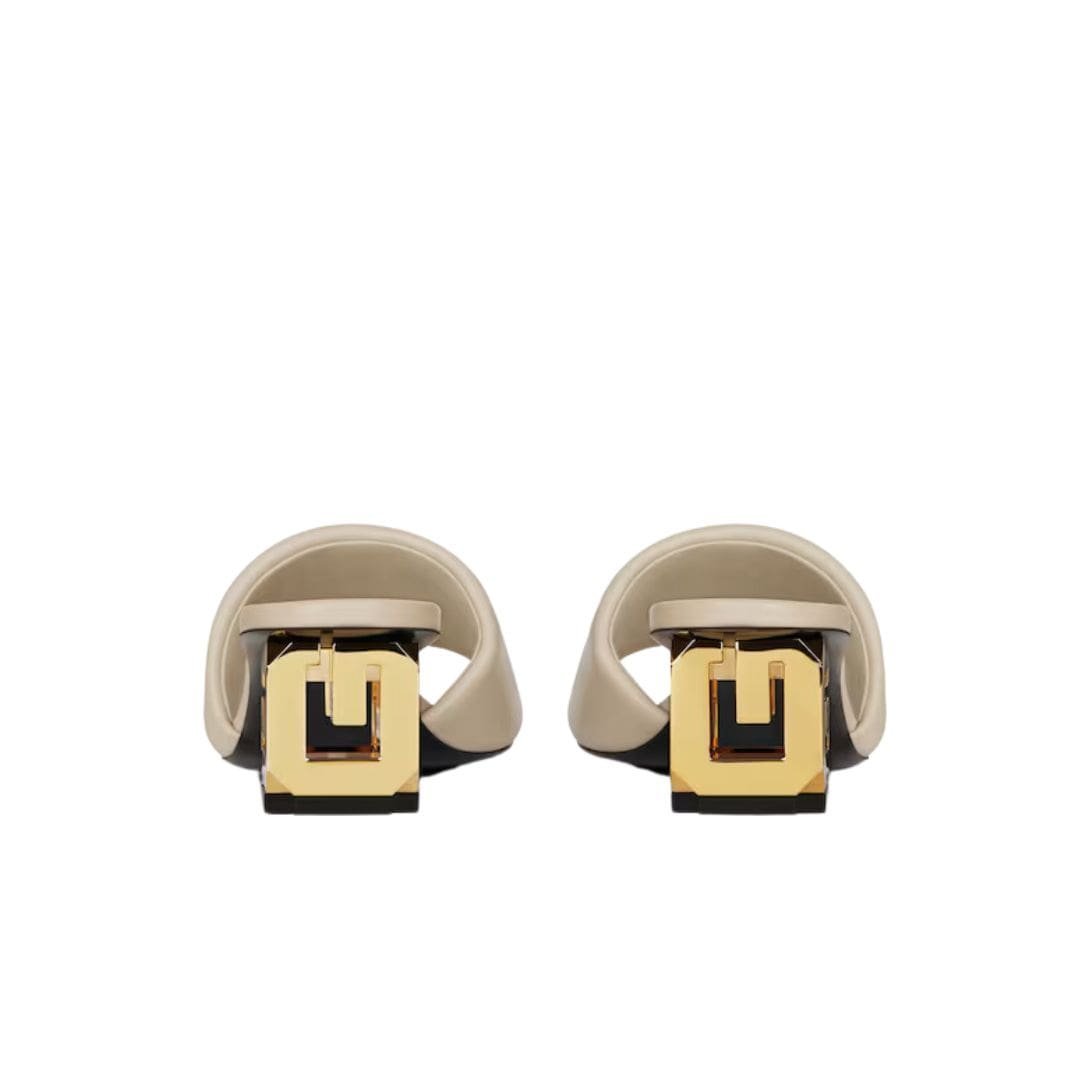 GIVENCHY CUBE MULES IN LEATHER - Image 6