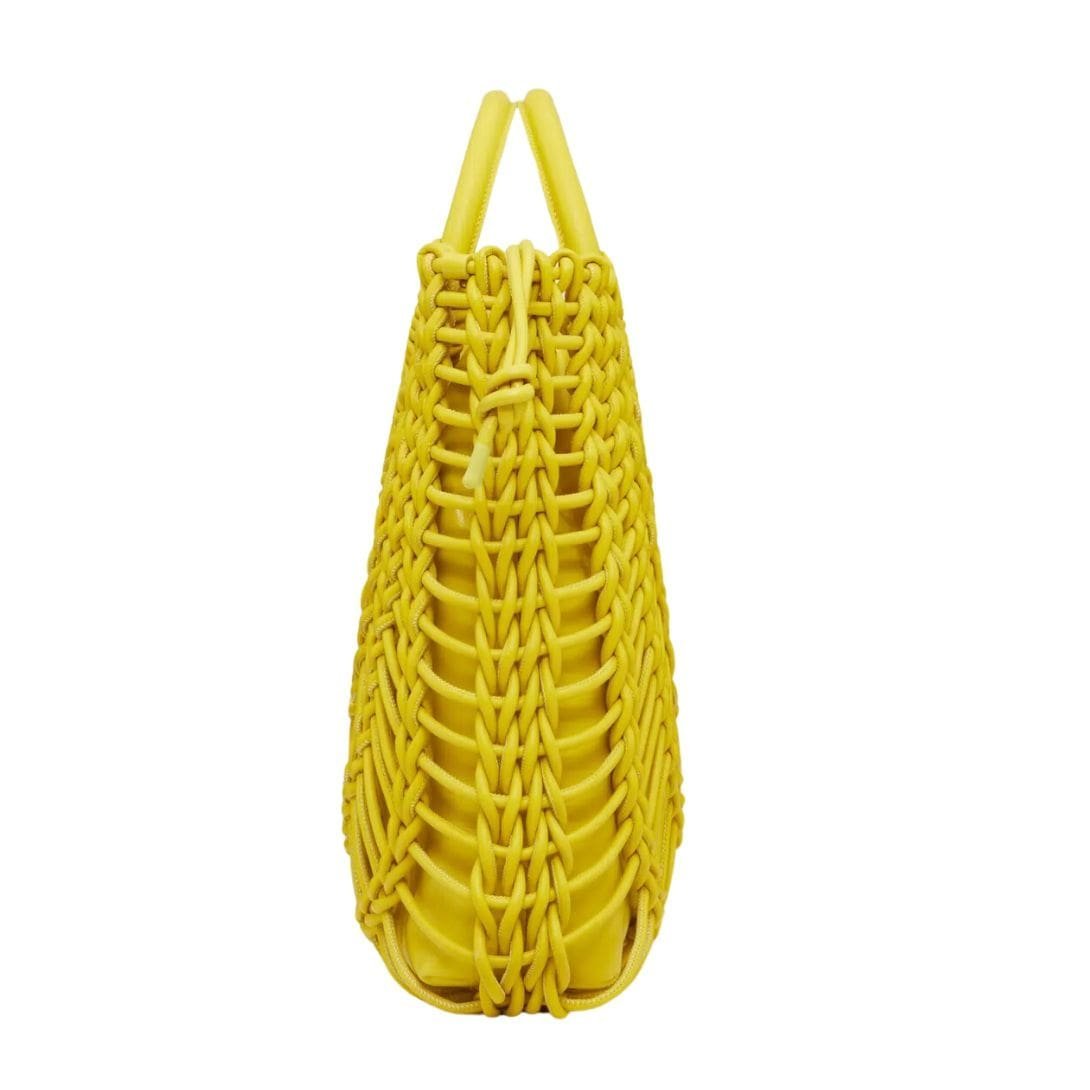VALENTINO GARAVANI ALLKNOTS WOVEN LEATHER SHOPPER - Image 8